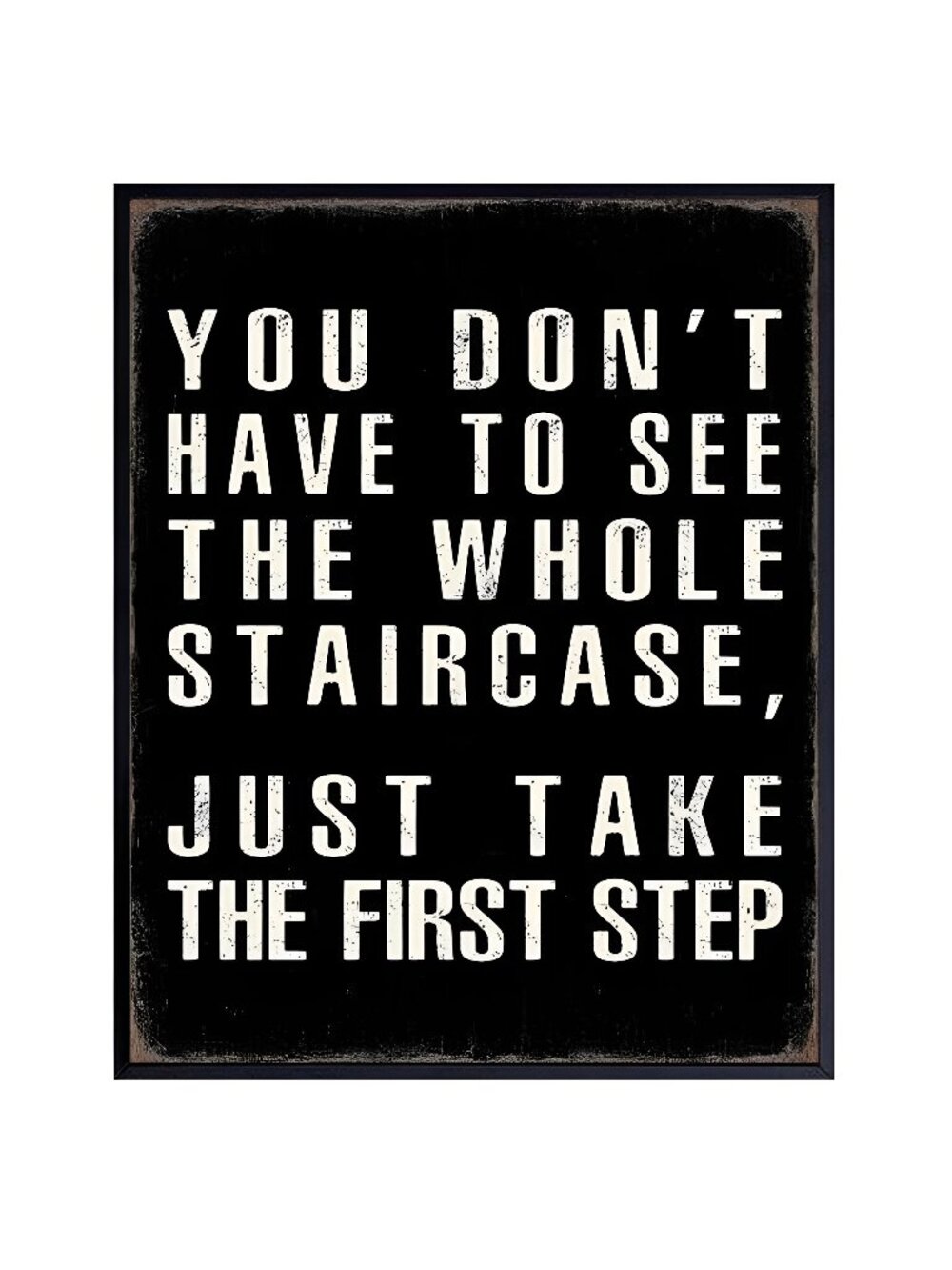 Motivational Wall Art for Men - Success Saying Inspirational Wall Art